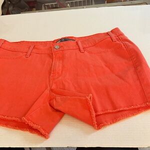 Levi's Vibrant Orange Jean Shorts